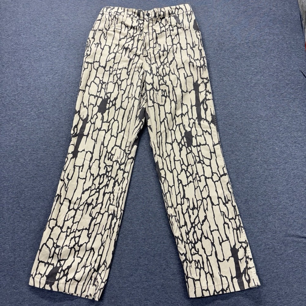 Vintage Trebark Pants Mens M 30x32 Bootcut Stretch Camoflauge Hunting 1980 USA